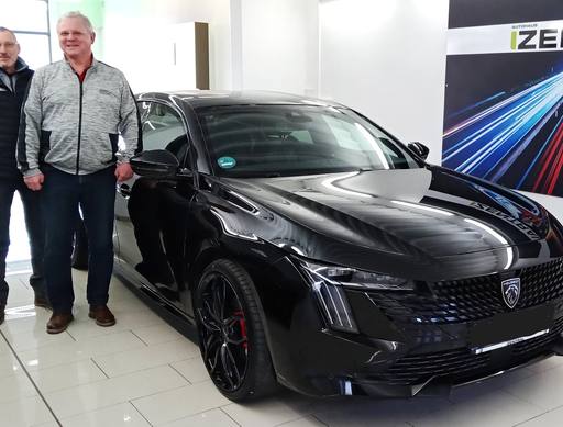 Bild: Januar 2026: Herzlichen Glückwunsch Herr Bräunlich zu Ihrem neuen Auto.
