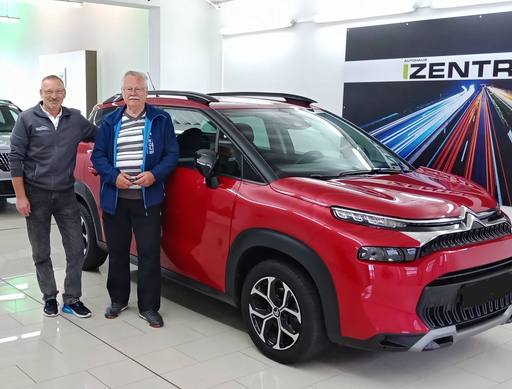 Bild: Mai 2026: Herzlichen Glückwunsch Herr Hopf zu ihrem neuen Auto.
