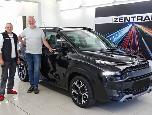 Bild: April 2026: Herzlichen Glückwunsch Herr Kaiser zum neuen Auto.
